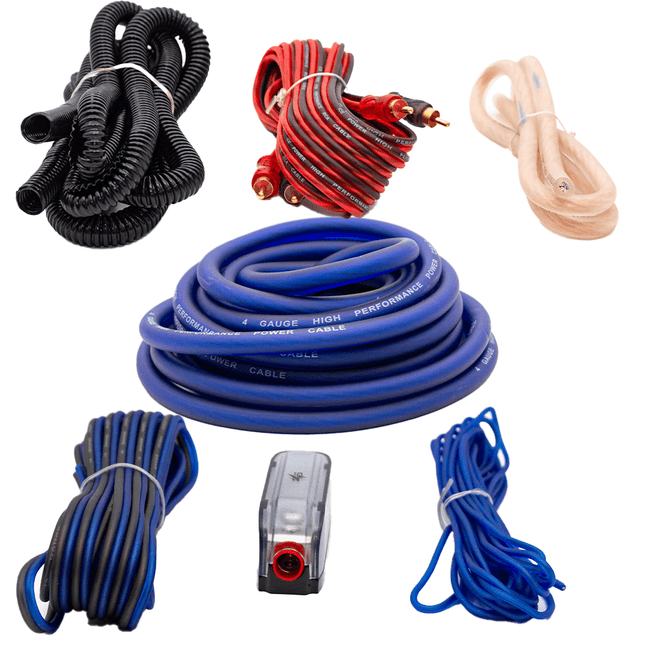 Ice Power Amp Wiring Kit 4 Gauge IPW - 4PB - Fastrak