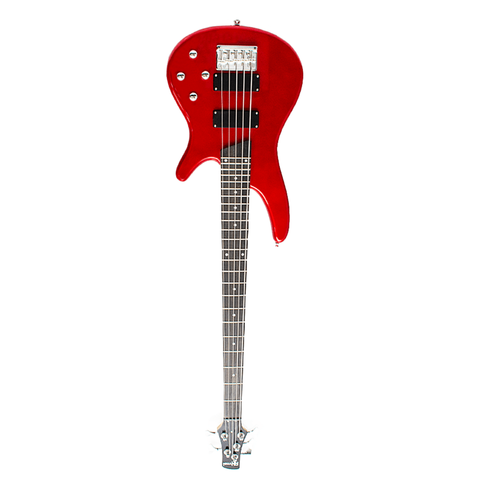 Rhythm MI - SPB500 RD 5 String Electric Bass Guitar Red - Fastrak