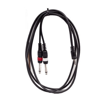 FTS 1.8M 3.5mm St to 2X6.35mm Cable [TLC172] - Fastrak