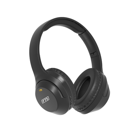 FTS Pure Audio Bluetooth Headphone Black [FTS - KD55 BK] - Fastrak