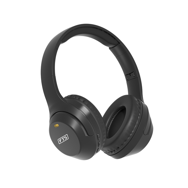 FTS Pure Audio Bluetooth Headphone Black [FTS - KD55 BK] - Fastrak