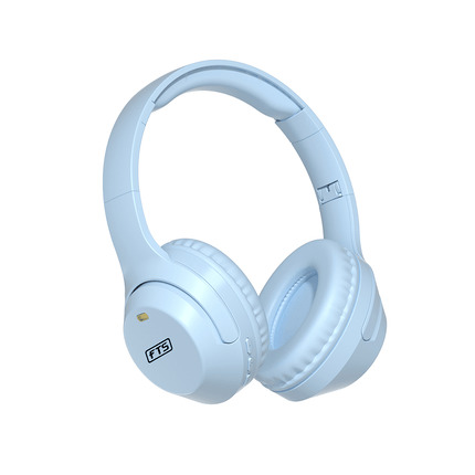 FTS Pure Audio Bluetooth Headphone Blue [FTS - KD55 BL] - Fastrak