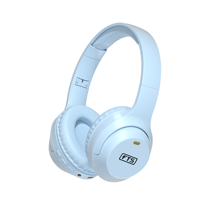 FTS Pure Audio Bluetooth Headphone Blue [FTS - KD55 BL] - Fastrak