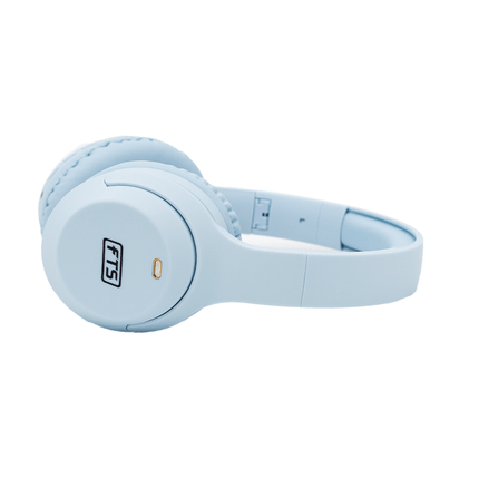 FTS Pure Audio Bluetooth Headphone Blue [FTS - KD55 BL] - Fastrak