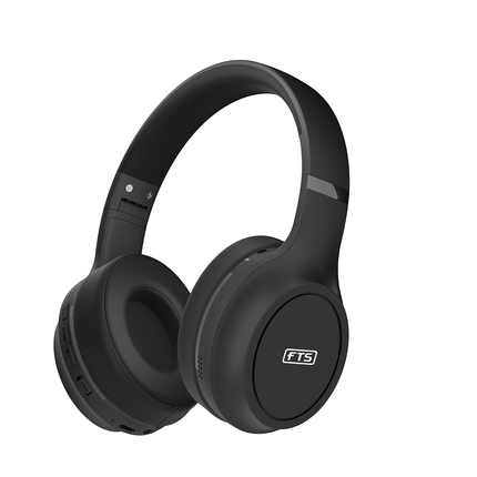 FTS Bluetooth Headphone Black [FTS - KD40 BK] - Fastrak