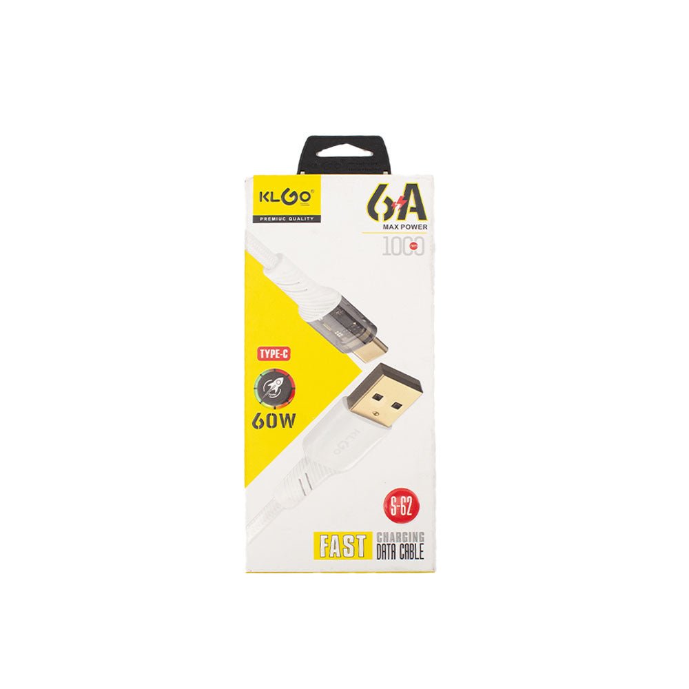 Klgo 60W Type - C Fast Charging Cable [S - 62 WH] - Fastrak