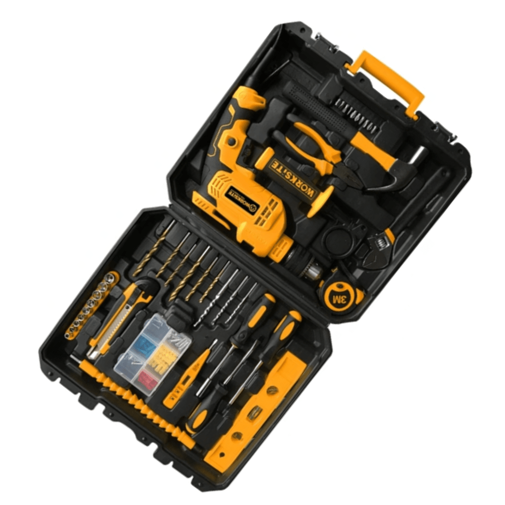 WorkSite 102Pcs 710W Electric Impact Drill Kit [EID448 - KIT] - Fastrak