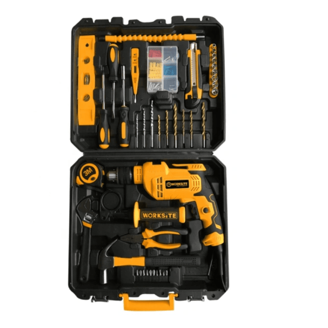 WorkSite 102Pcs 710W Electric Impact Drill Kit [EID448 - KIT] - Fastrak