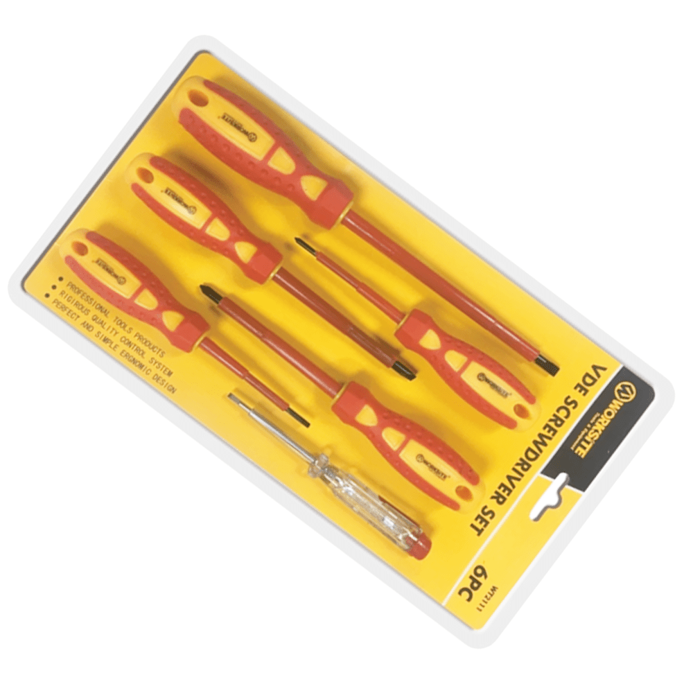 WorkSite 6pcs Screwdriver Set [WT2111] - Fastrak