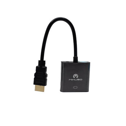 Mikuso HDMI To VGA+AUDIO Cable Black [CBL - 018 BK] - Fastrak