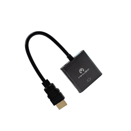 Mikuso HDMI To VGA+AUDIO Cable Black [CBL - 018 BK] - Fastrak