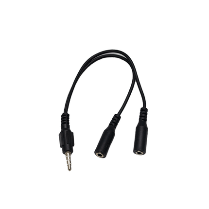 Mikuso 3.5mm to Headset+Microphone Audio Cable Black [CBL - 123 BK] - Fastrak