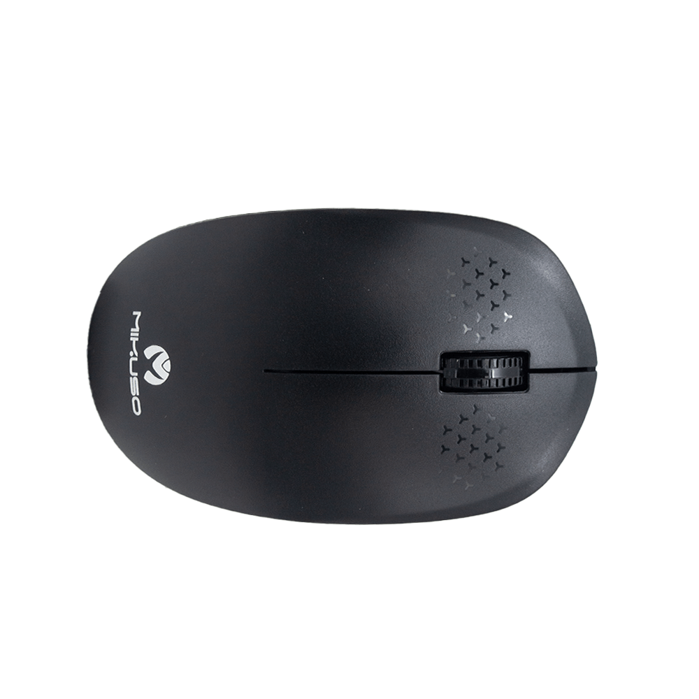 MOS-W080 BK Mikuso USBinterface Mouse Wired Black - Wireless Mouse