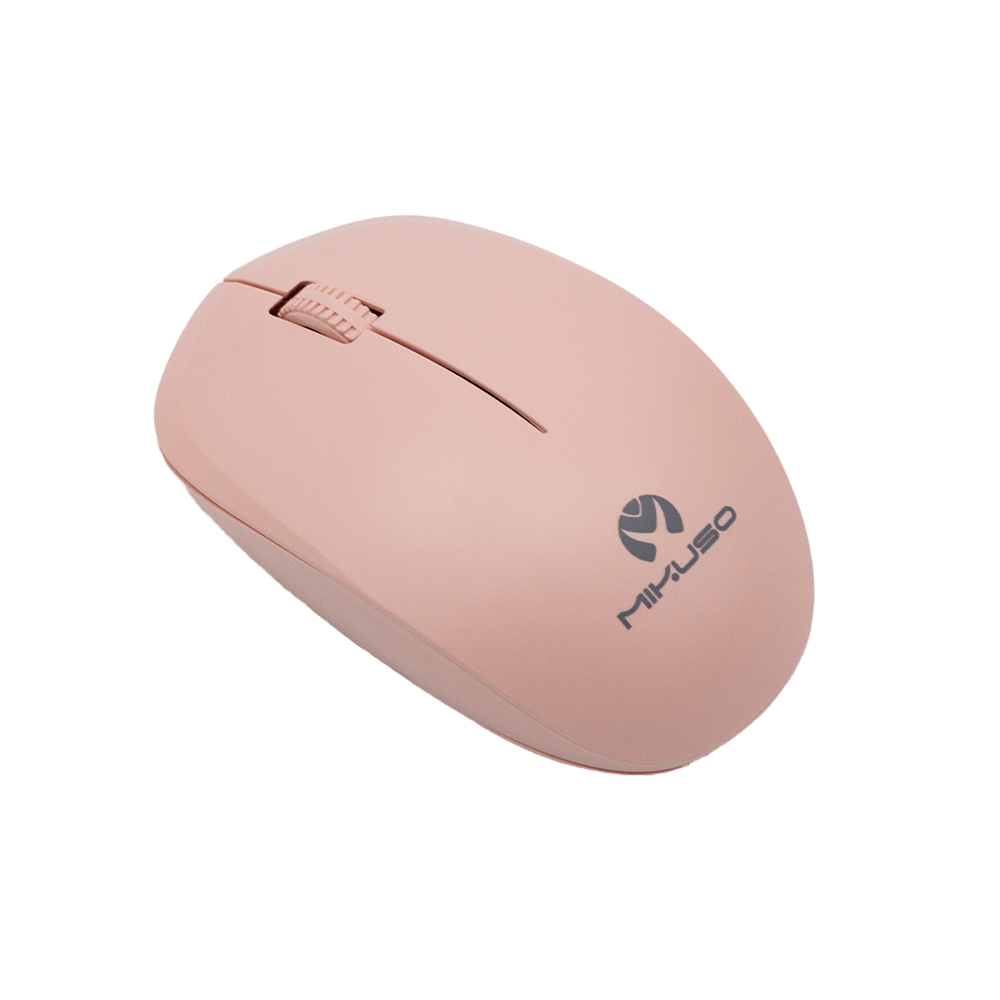 MOS-W080 PK Mikuso USBinterface Mouse Wired Pink - Wireless