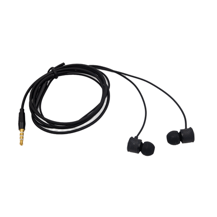 Mikuso Earbud With 1.2M Cable Black [EB - 118 BK] - Fastrak