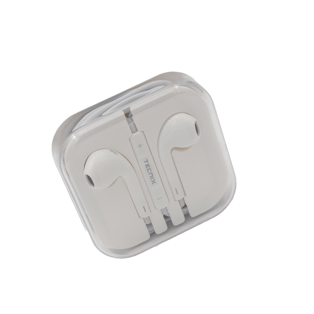 Tecnix Earbud With 1.2M Cable White [EP - 101 WH] - Fastrak