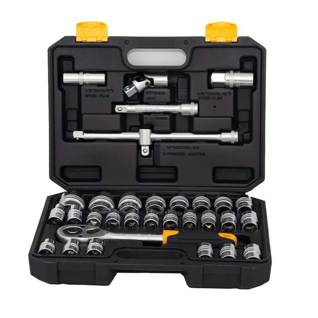 WorkSite 32Pcs 1/2'' Dr Socket Set [WT8054] - Fastrak