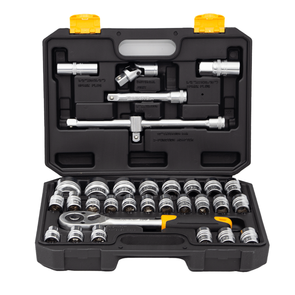 WorkSite 32Pcs 1/2'' Dr Socket Set [WT8054] - Fastrak
