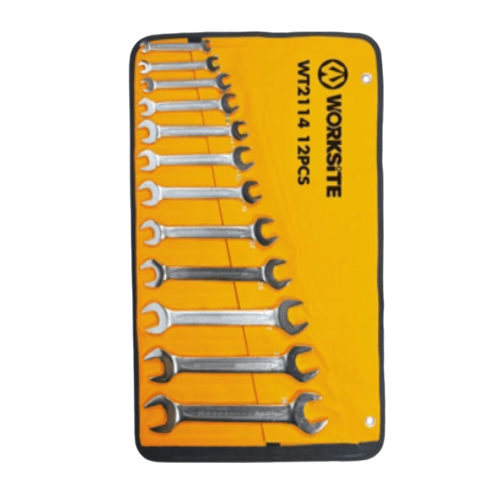 WorkSite 12Pcs Double Open - End Wrench Set [WT2114] - Fastrak
