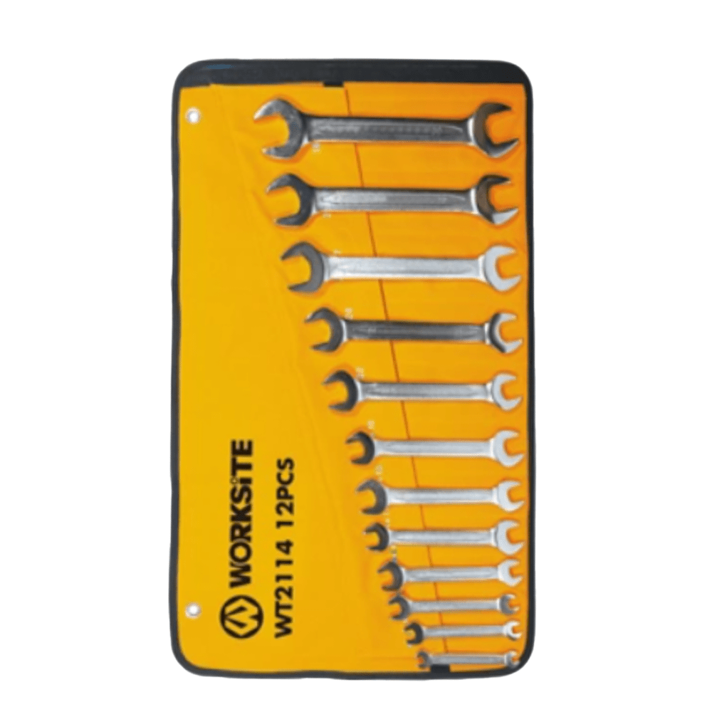 WorkSite 12Pcs Double Open - End Wrench Set [WT2114] - Fastrak