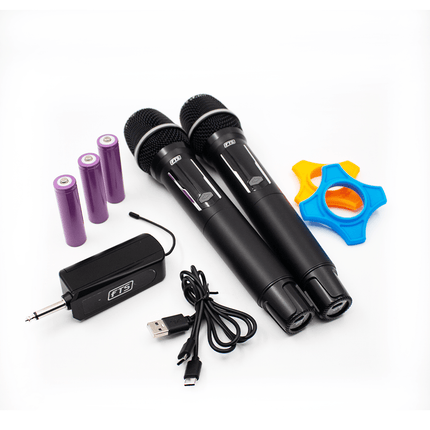 FTS Dual UHF Wireless Universal Microphone [W15 D] - Fastrak