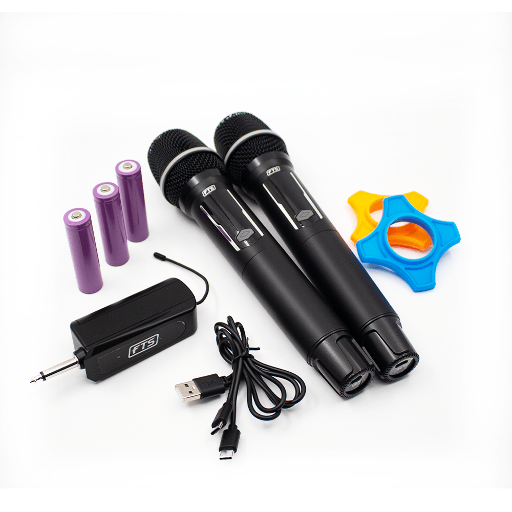 FTS Dual UHF Wireless Universal Microphone [W15 D] - Fastrak