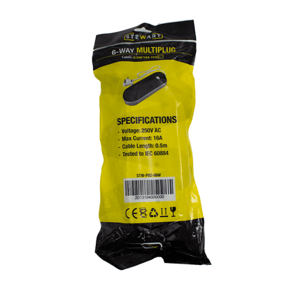Stewart 6Way Multiplug Sockets [STW - P02 - 06W] - Fastrak