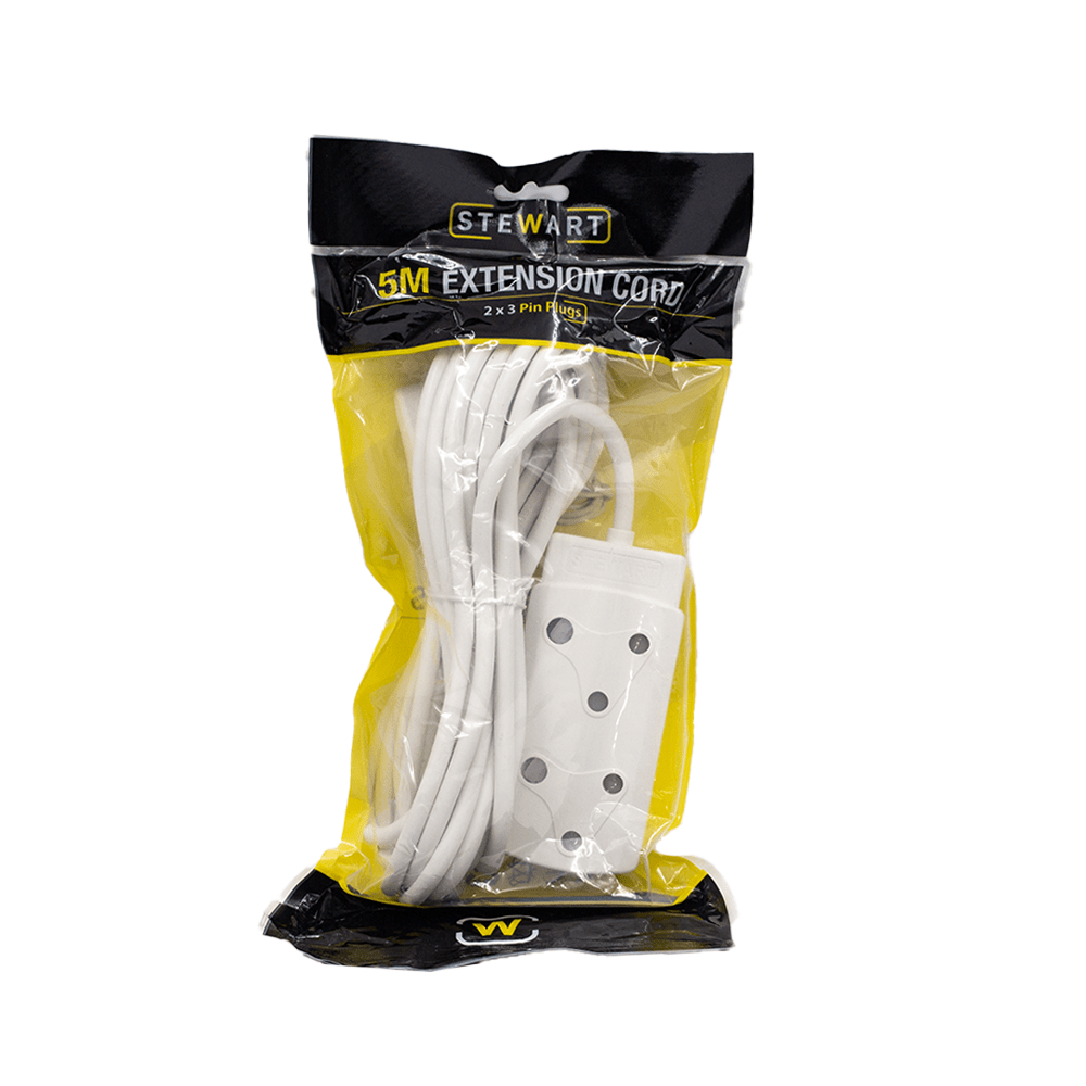 STW - EC01 - 5M Stewart Multiple Socket Extension Cord 5M - Fastrak