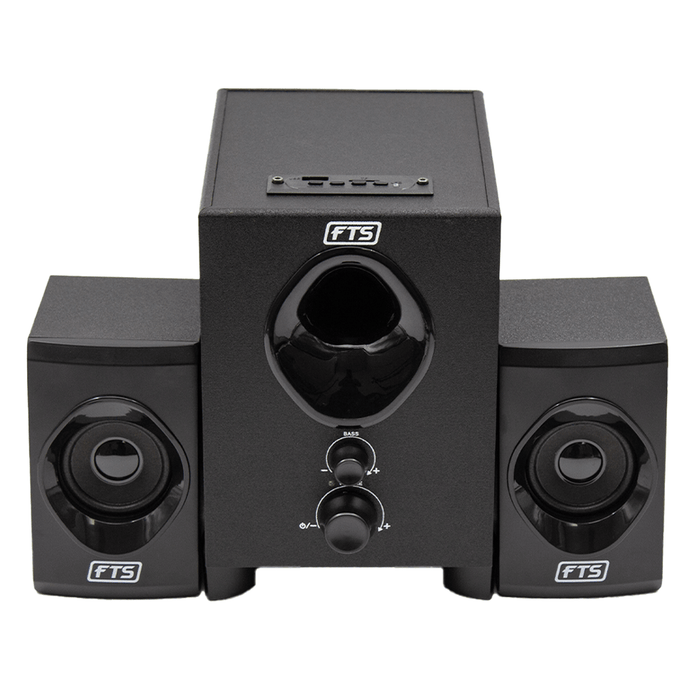 Rhythm Amplified 2.1Multimedia Speaker System With Usb/Sd/Fm/Bt (FTS - 387U) - Fastrak