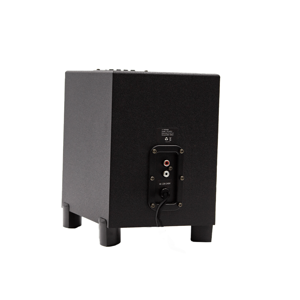 Rhythm Amplified 2.1Multimedia Speaker System With Usb/Sd/Fm/Bt (FTS - 387U) - Fastrak