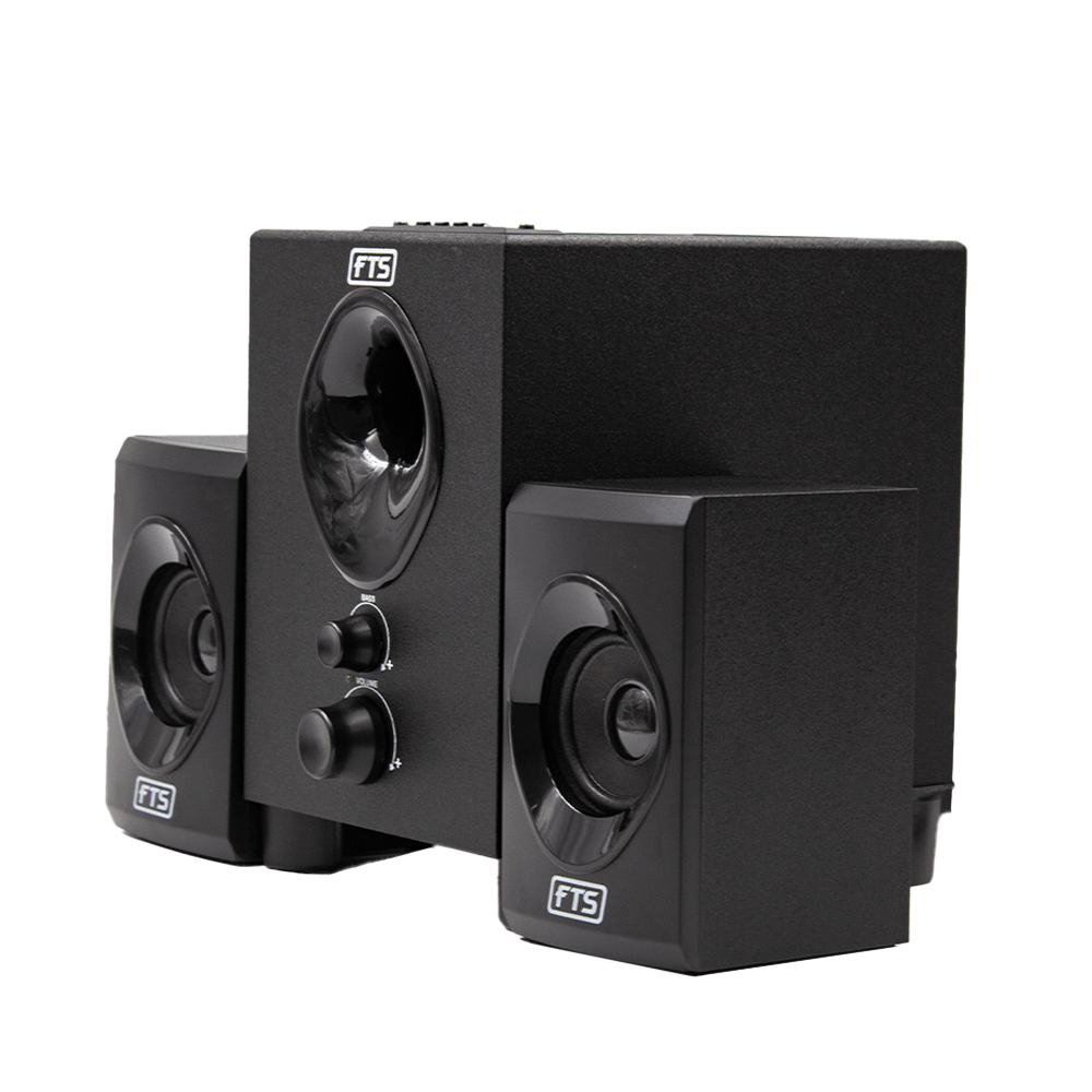 Rhythm Amplified 2.1Multimedia Speaker System With Usb/Sd/Fm/Bt (FTS - 387U) - Fastrak