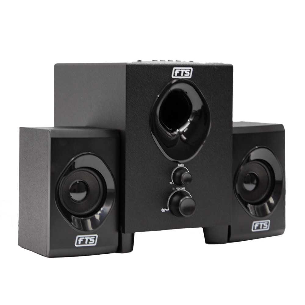 Rhythm Amplified 2.1Multimedia Speaker System With Usb/Sd/Fm/Bt (FTS - 387U) - Fastrak