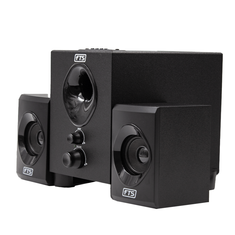 Rhythm Amplified 2.1Multimedia Speaker System With Usb/Sd/Fm/Bt (FTS - 387U) - Fastrak