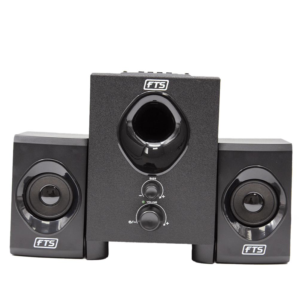 Rhythm Amplified 2.1Multimedia Speaker System With Usb/Sd/Fm/Bt (FTS - 387U) - Fastrak