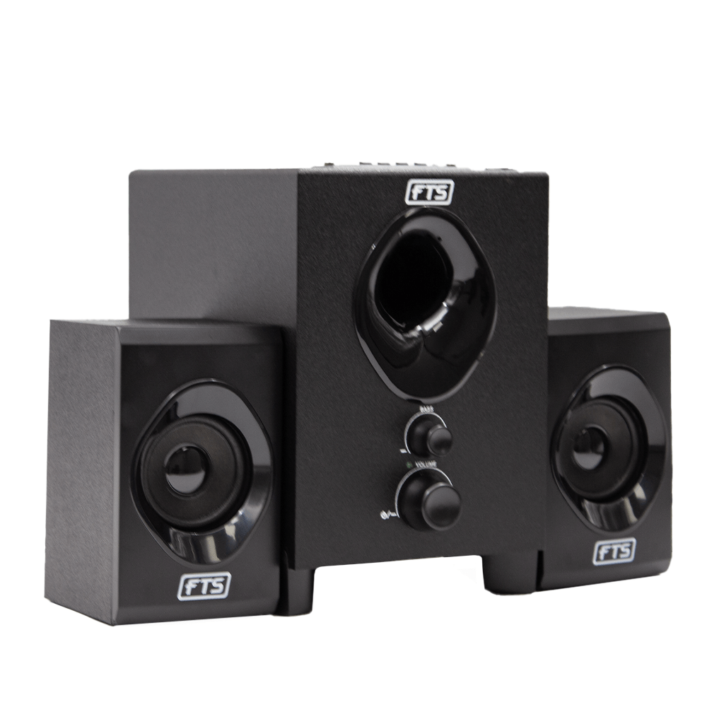 Rhythm Amplified 2.1Multimedia Speaker System With Usb/Sd/Fm/Bt (FTS - 387U) - Fastrak