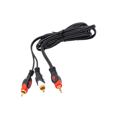 Astro Audio 1.8M 3.5mm St Jack to 2 RCA Male Audio Cable[C352RCA18M] - Fastrak