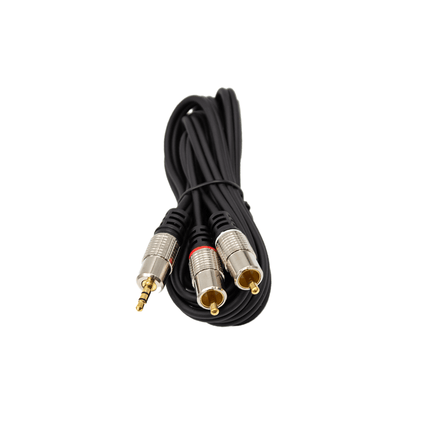 Astro Audio 1.8M 3.5mm St Jack to 2 RCA Cable[2RCA - 3.5MM1.8M] - Fastrak