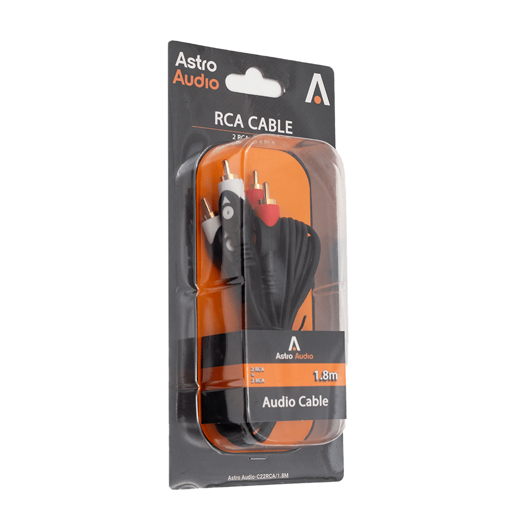 Astro Audio - C22RCA18 2RCA To 2RCA With Bl Cable 1.8m (50) - Fastrak