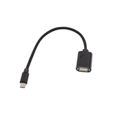 Astro Audio - USBAF - MOTG Usb - A Female To Micro OTG Cable ABS Shell+PVC Cable 0.18M - Fastrak