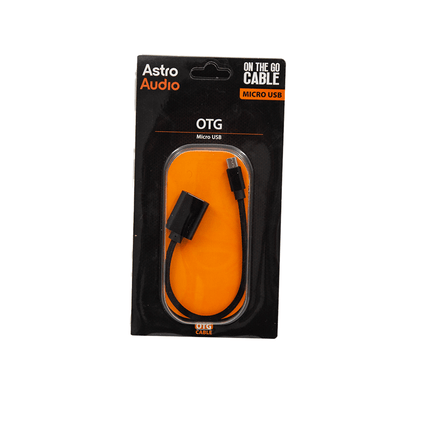 Astro Audio - USBAF - MOTG Usb - A Female To Micro OTG Cable ABS Shell+PVC Cable 0.18M - Fastrak
