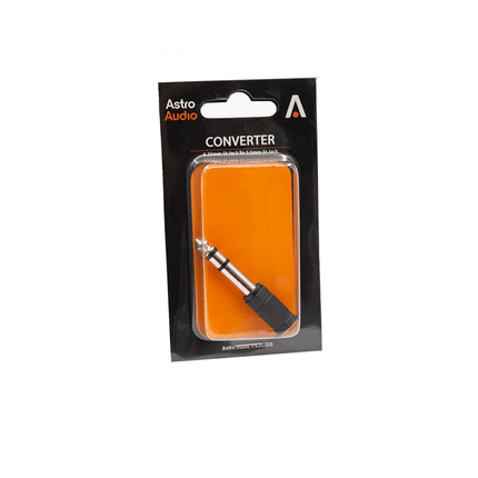 Astro Audio 6.35mm St Jack to 3.5mm St Jack Connector [P63S35S] - Fastrak