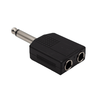 Astro Audio 6.35mm Mono Male - 2 x 6.35m Mono Female Jack [P63MM263MF] - Fastrak