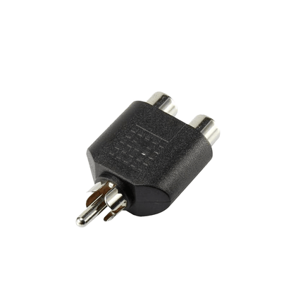 Astro Audio RCA Male to 2 x RCA Female Adapter [PRCAM2RCAF] - Fastrak