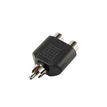 Astro Audio RCA Male to 2 x RCA Female Adapter [PRCAM2RCAF] - Fastrak