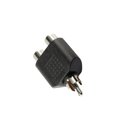 Astro Audio RCA Male to 2 x RCA Female Adapter [PRCAM2RCAF] - Fastrak