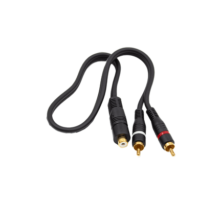 Astro Audio 0.5M 1RCA Female to 2 RCA Male Cable [1RCA - 2RCA/0.5M] - Fastrak
