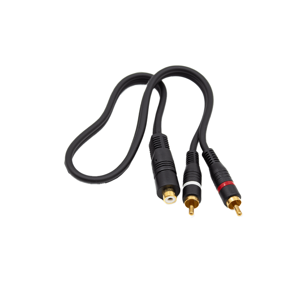 Astro Audio 0.5M 1RCA Female to 2 RCA Male Cable [1RCA-2RCA/0.5M