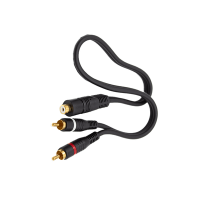 Astro Audio 0.5M 1RCA Female to 2 RCA Male Cable [1RCA - 2RCA/0.5M] - Fastrak
