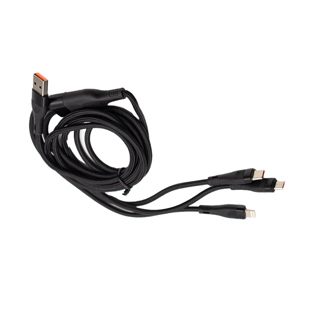 Stewart 1.8m 3In1 USB Charging Cable [STW - 3I1CC/1.8M] - Fastrak