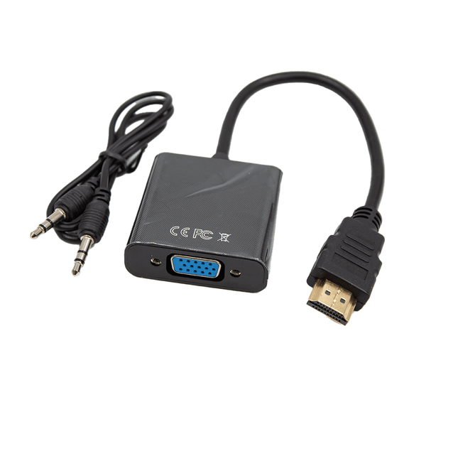 Astro Audio HDMI male to VGA female Adapter with cable - Fastrak